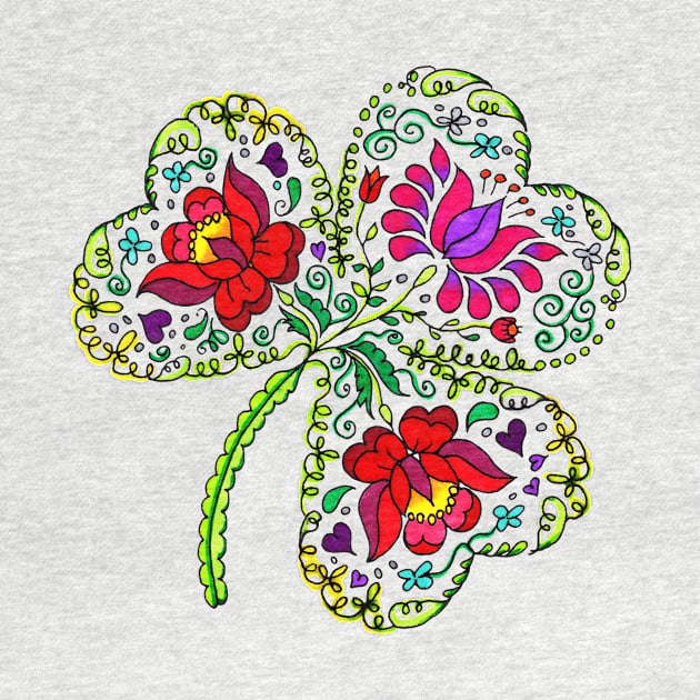 Flowery Shamrock by kasmodiah